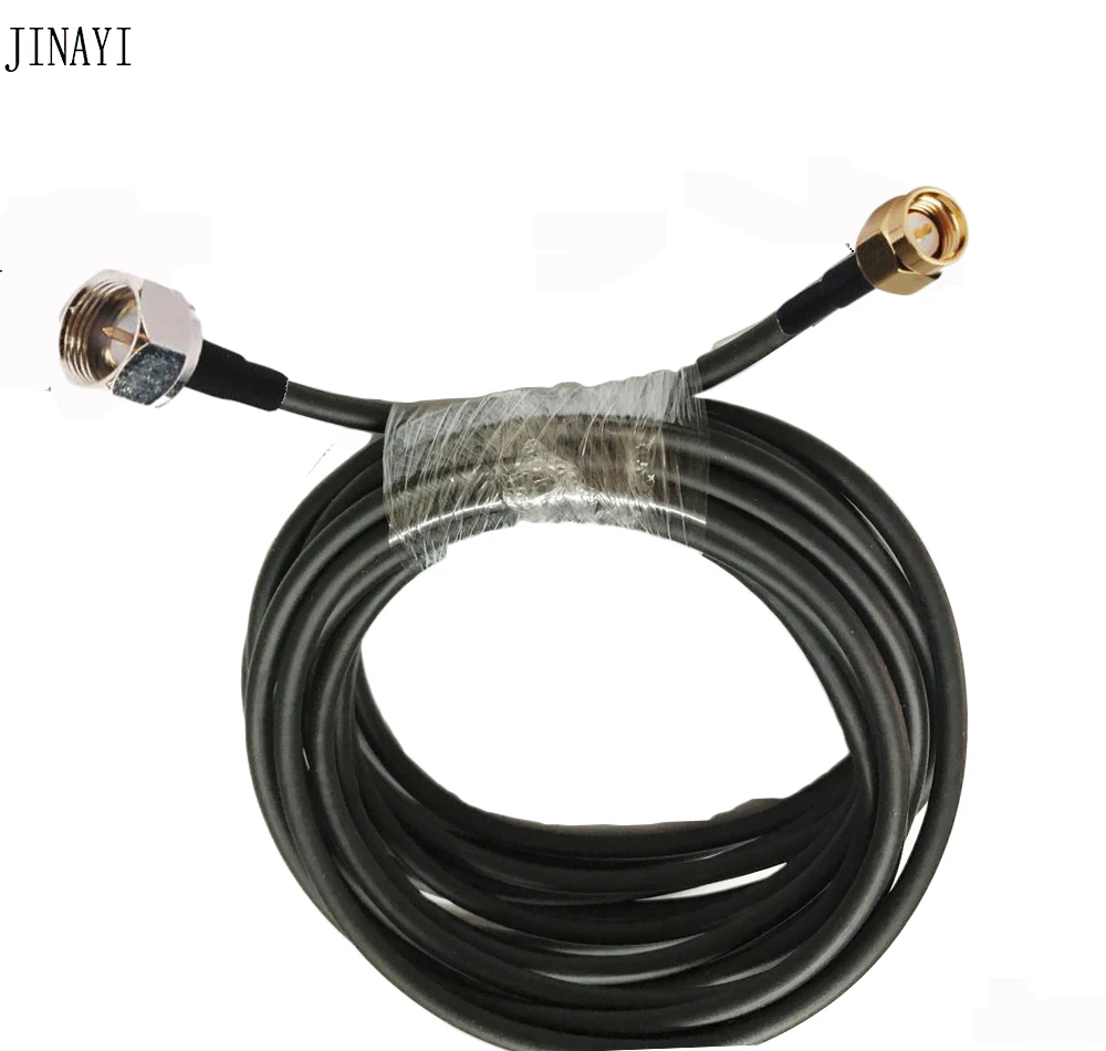 50 3 RG58 коаксиальный кабель SMA штекер к F Разъем RF адаптер Ом 1 м 5 10 м|cable 5m|female male