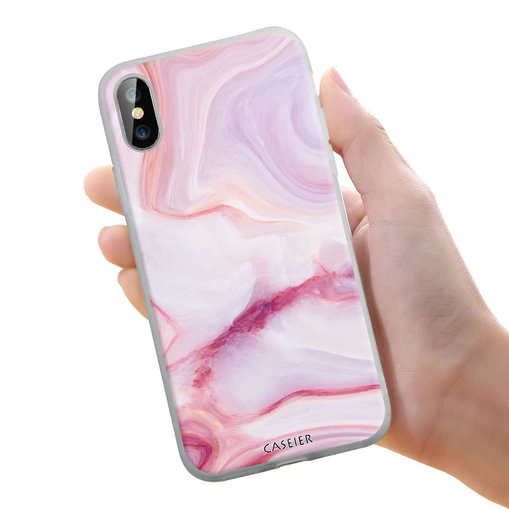 06 Матовый чехол caseier для IPhone X XR XS MAX 7 8 6 6s Phone Чехол для iPhone 10 6 6s 7 8 Plus XR задняя крышка Capinha Funda Bag чехол на айфон 6 s 7 8 X чехол на айфон XR XS MAX чехол на айфон 7 8 Plus - Цвет: 06
