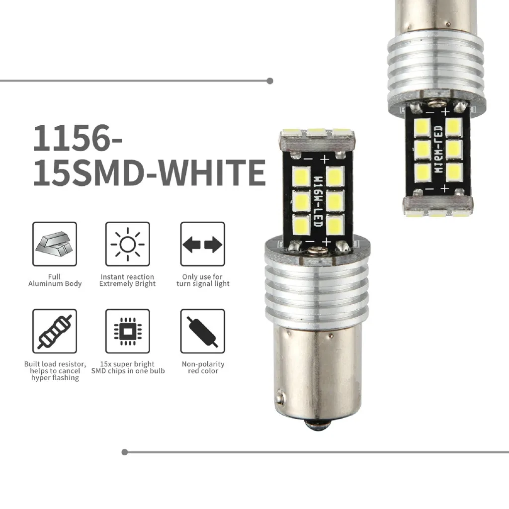 CARPRIE автомобильный светильник 2019 Горячая Распродажа Новый 1156 P21W BA15S 2835 15LED Canbus