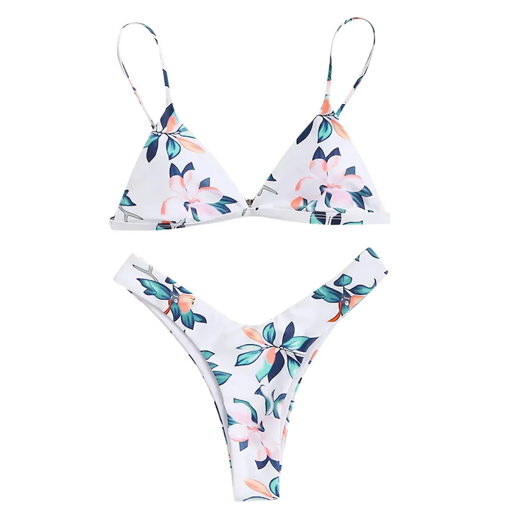 Womail женский полосатый принт бикини 2019 летний небольшой свежий раздельный