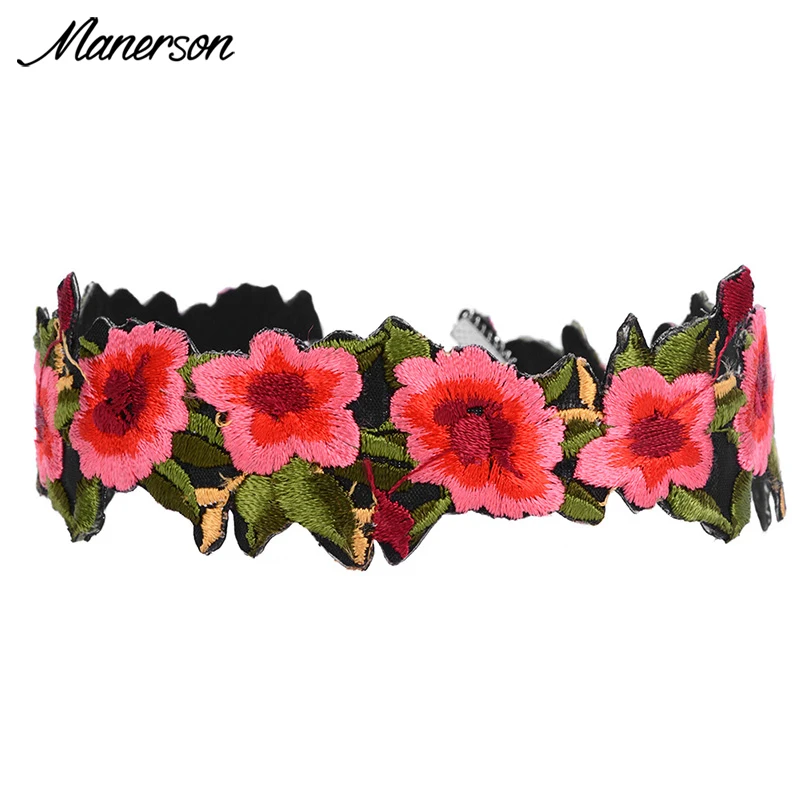 Personality Summer Chocker Exquisite Embroidery Flower Shape Decorations For Women Best Gift Girls Necklace Lady | Украшения и