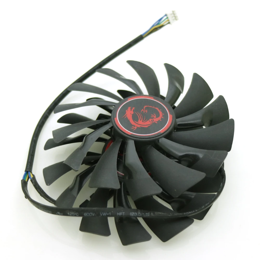 2 шт./лот PLD10010S12HH 12 В 0.40A 95 мм VGA вентилятор для MSI GTX960 GTX950 R9 380X 390X игровой кулер вентилятор охлаждения