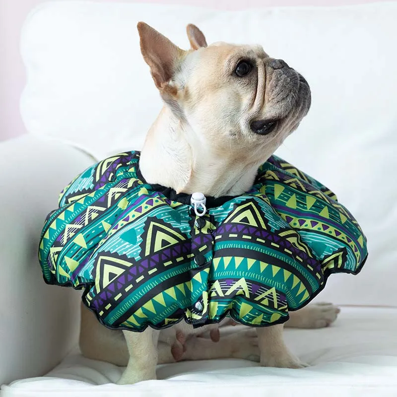 Модные ошейники с мультяшным принтом для собак из елизабетана