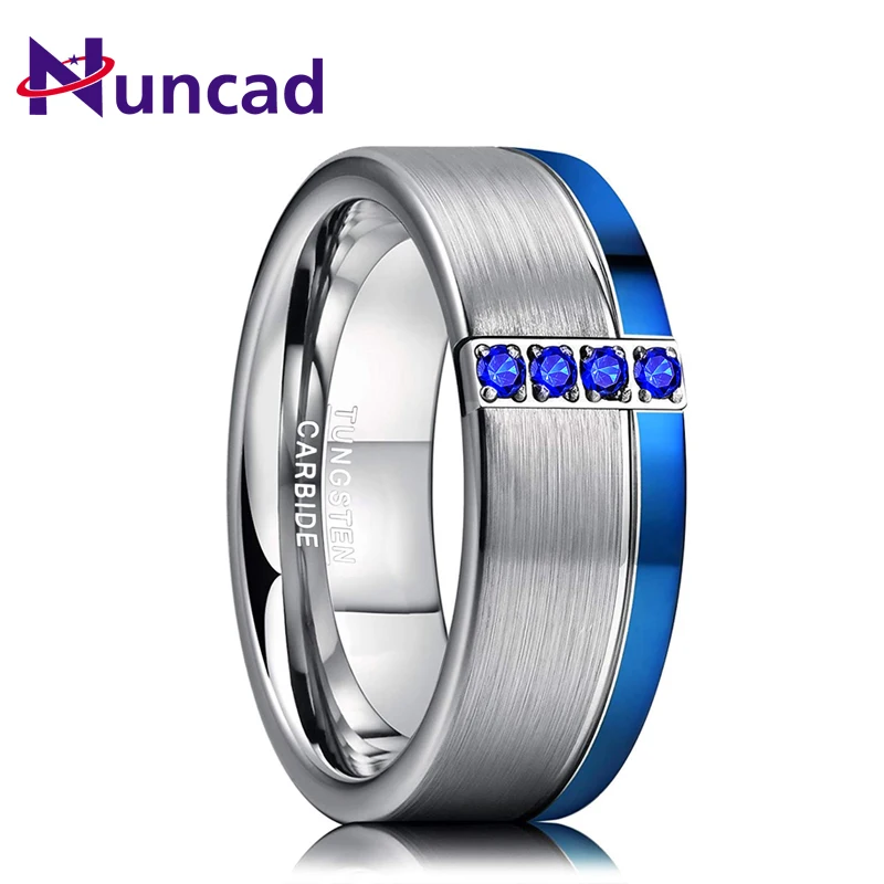 Кольцо Nuncad из нержавеющей стали для мужчин высококачественные кольца с матовым