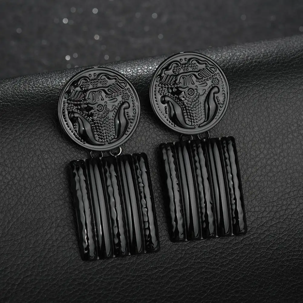 Металлические панковские этнические серьги hyperbole сексуальные большие