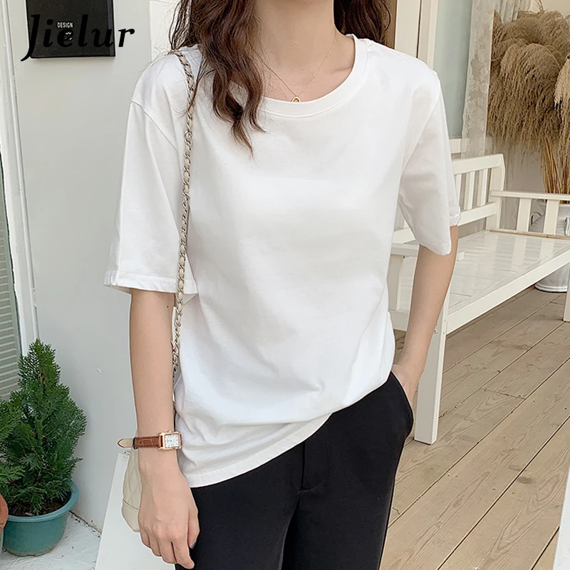 Женская футболка с круглым вырезом 10 цветов|Футболки| |