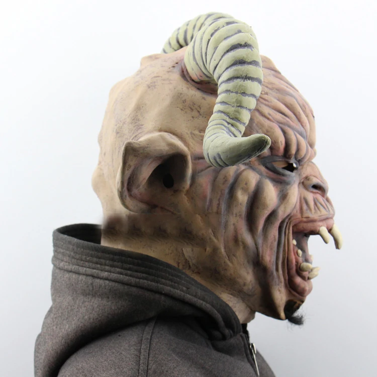 Sheep Head of Warcraft All Saints' Day April Fools' Alien Props Terrorist Ghost Set Animal Mask | Тематическая одежда и