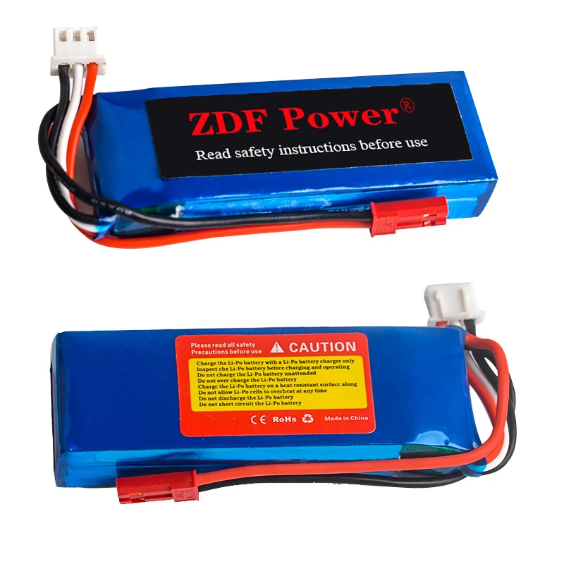 ZDF Hubsan RC Lipo батарея 2S 7 4 V 900mah 30C max 60C JST вилка Bateria для FPV2 H901A H507 вертолетов моделей|lipo