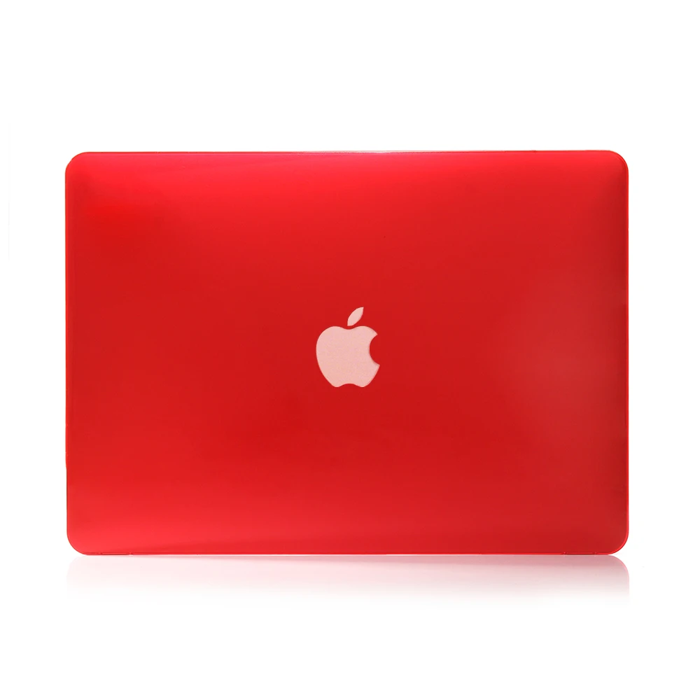 Горячий красный Кристальный чехол для Apple Macbook Air Pro Retina 11 12 13 15 ноутбука сумка Mac book