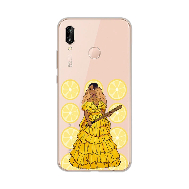 ciciber Phone Cases for Huawei P20 P8 P9 P10 Mate 20 10 9 Lite 2017 X Pro Soft TPU Back Cover P Smart 2019 Beyonce |