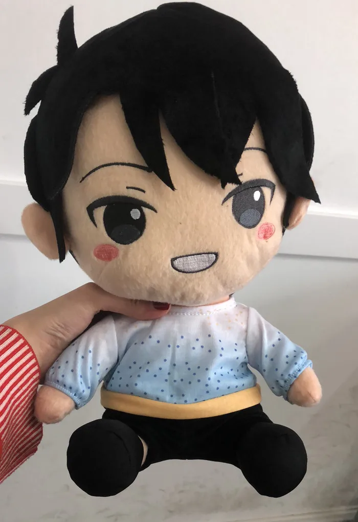 Голубая шифоновая одежда для катания на коньках принц yuзуру Hanyu мягкая и плюшевая