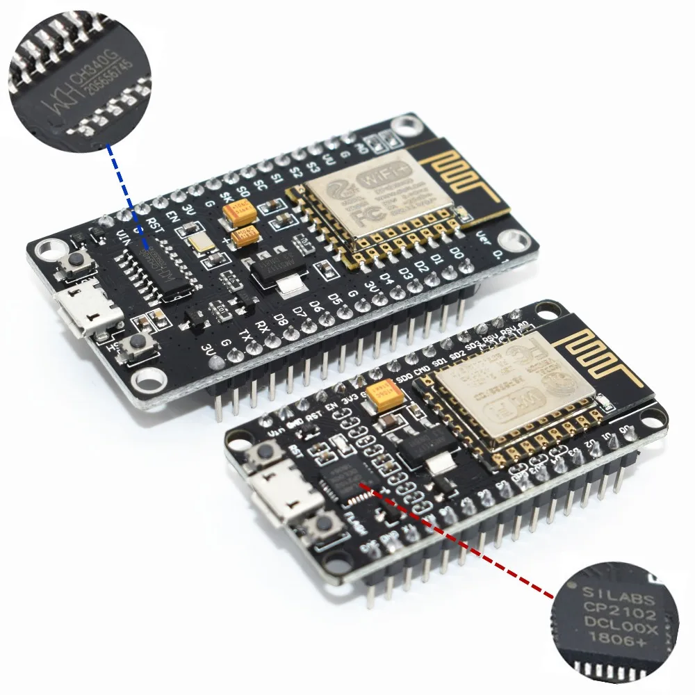 Беспроводной модуль CH340/CP2102 NodeMcu V3 V2 Lua wifi Интернет вещей макетная плата на основе ESP8266 ESP-12E с pcb антенной