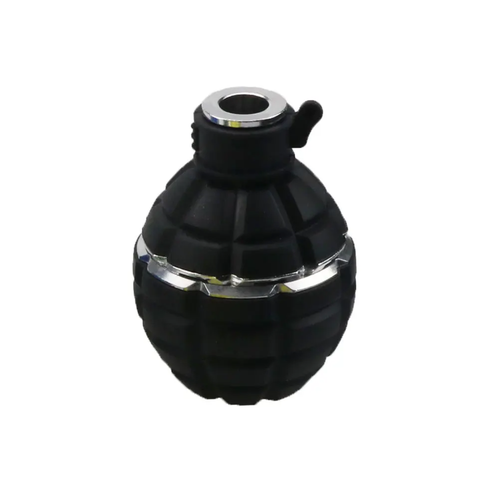 Black SY 1 шт., кальян, креативная крутая ручная граната, чаша для кальяна, защитная крышка, металлическая чаша, хранитель тепла, аксессуары для курения, пять цветов - Цвет: Black