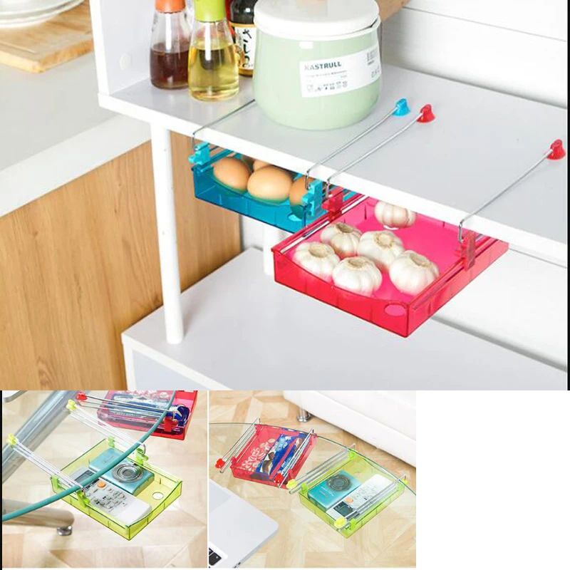 

Refrigerator Hanging Storage Box Fresh Fridge Spacer Layer Rack Drawer Sort Kitchen Accessories Hanging Organizer New
