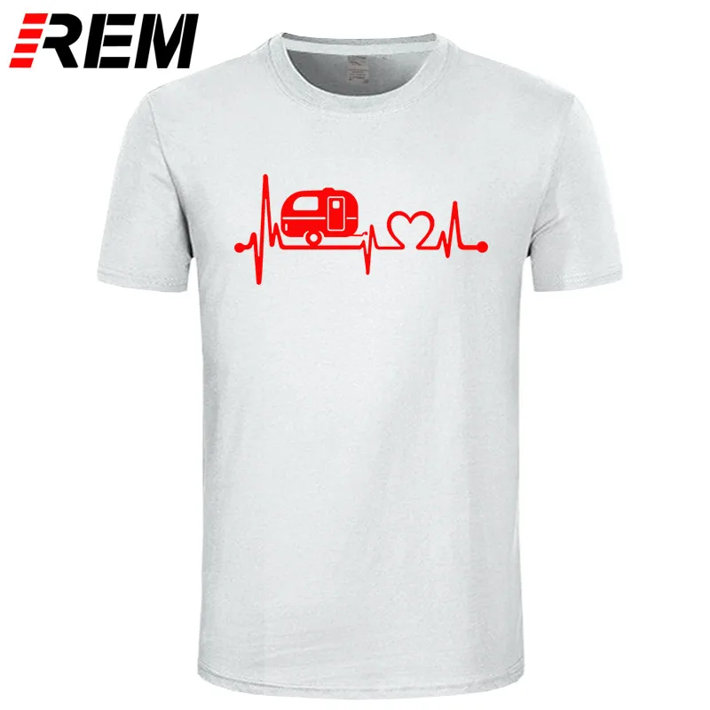REM, горький кофе, новые летние хлопковые мужские футболки, топы, футболки с короткими рукавами, Camper, для путешествий, Hiker, Camper, Heartbeat, футболка