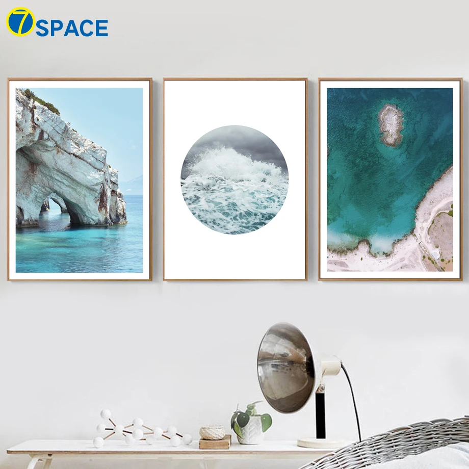 

Sea Beach Canvas Painting Nordic Posters And Prints Wall Art Canvas Prints Landscape Wall Pictures For Living Room Decor