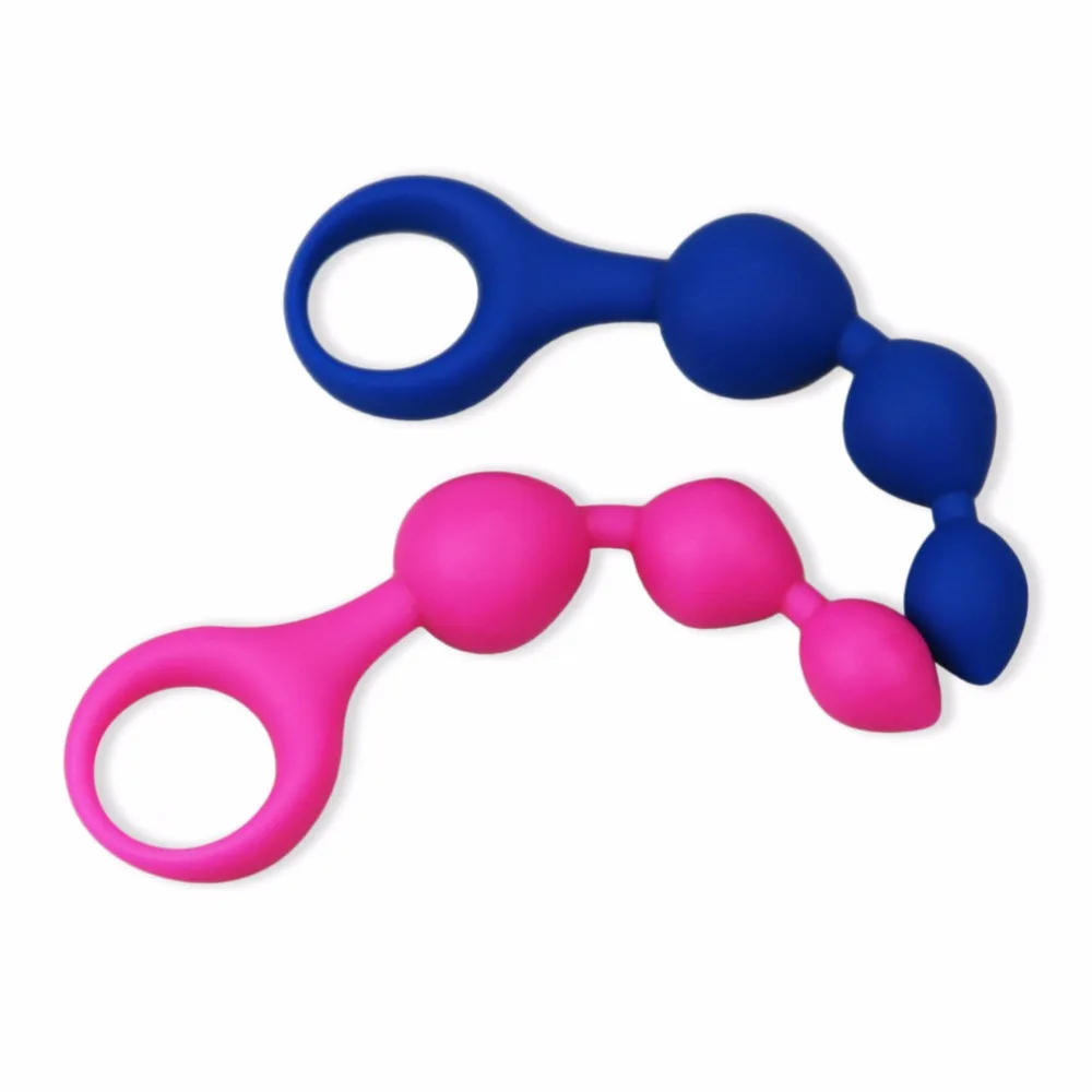 Анальная пробка анальные секс-игрушки бусины цепи желе издевательства Женская