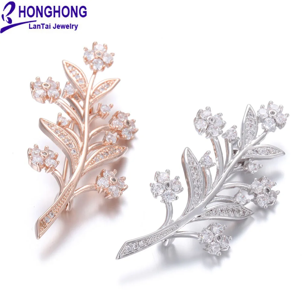 

Chrysanthemum design Brooch for Women Shiny Cubic zirconia Lady Jewelry Brooches For Party Gifts Fashion Accessories