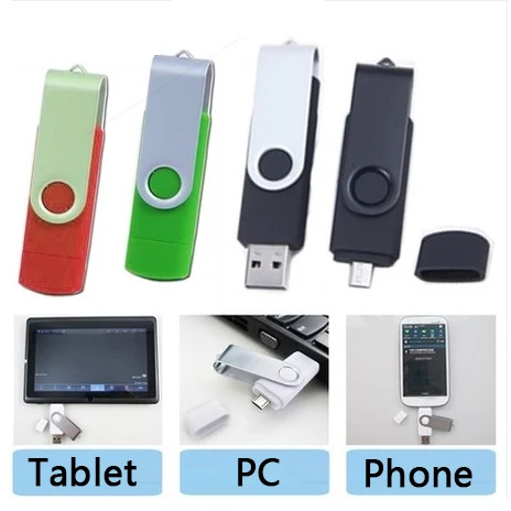 OTG 8 ГБ, 16 ГБ, 32 ГБ, 64 ГБ, мобильный USB флеш-накопитель 2,0, флеш-накопитель, флешка, смартфон, внешнее хранилище, Usb ключ, карта памяти, 1 ТБ, 2 ТБ