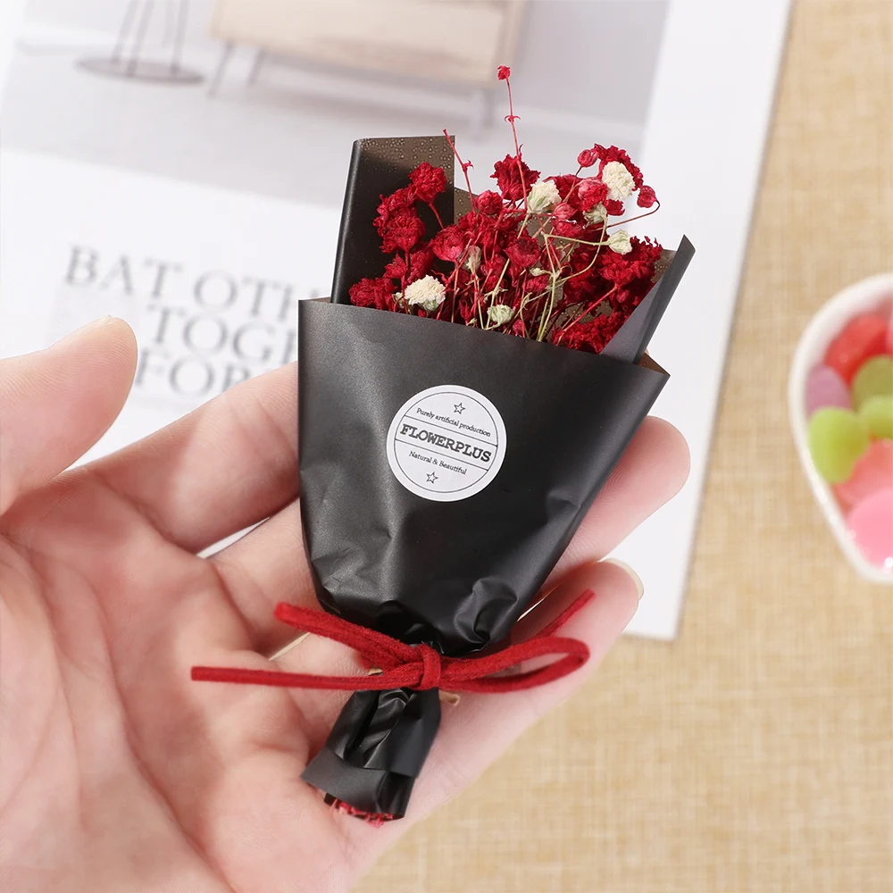 Натуральные сушеные цветы мини трава для свадьбы фотореквизит подарки упаковка