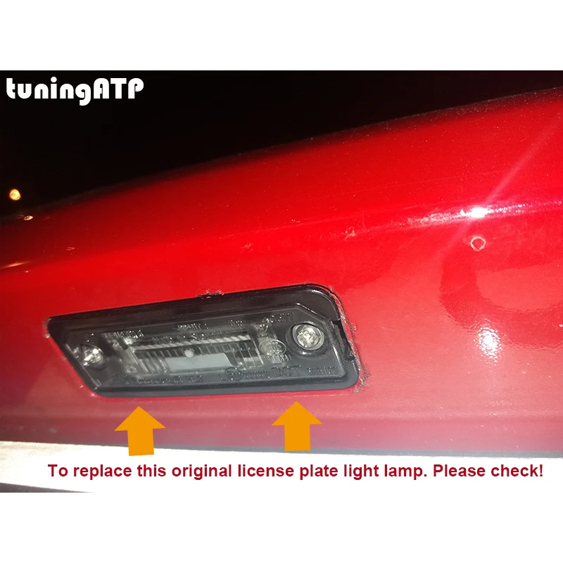 TuningATP светодиодный номерной знак света лампы для SEAT Ibiza FR Cupra Mk4 6J Altea XL