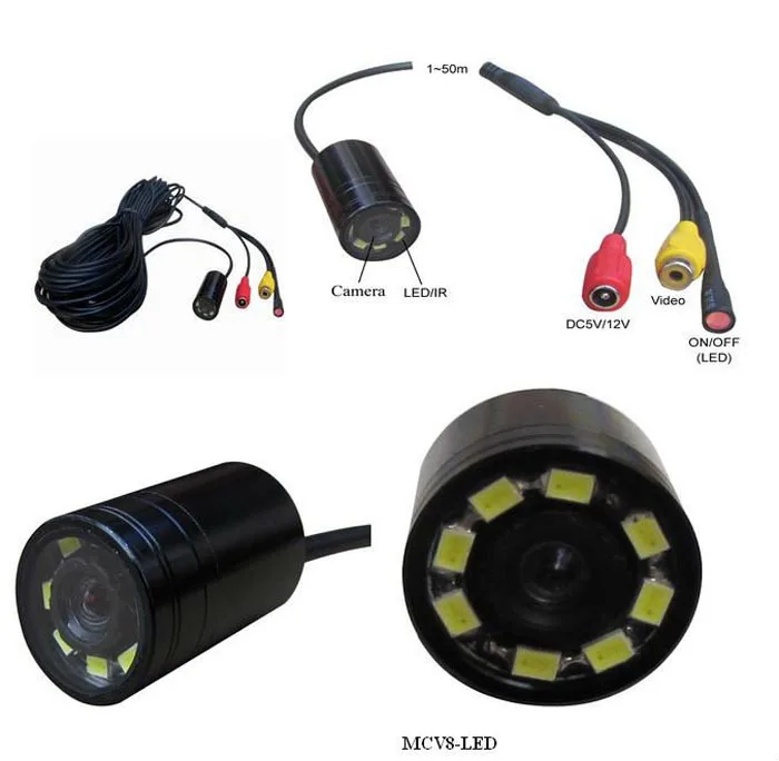 Проводная Водонепроницаемая ИК камера эндоскоп с ночным видением расстояние 5 м