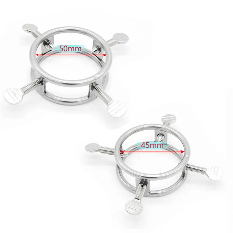 Новинка кольцо для пениса из нержавеющей стали шариковое растягивающее винт