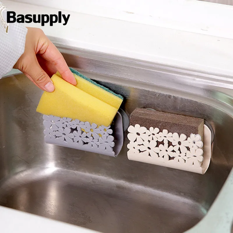 BASUPPLY 1P держатель губки в форме цветка ручка для слива душа аксессуары ванной | Дом