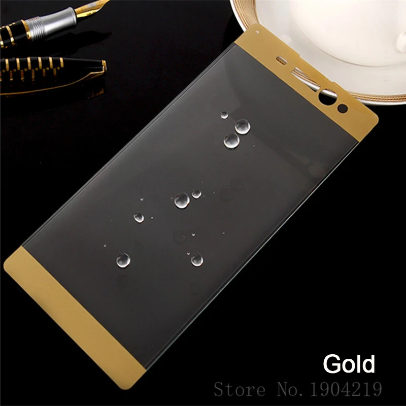 Закаленное защитное 3d стекло с закругленными краями на весь экран для Sony Xperia XA Ultra