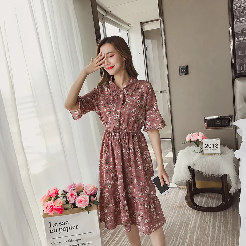 Женские шифоновые платья с коротким рукавом и квадратным воротником бретельками