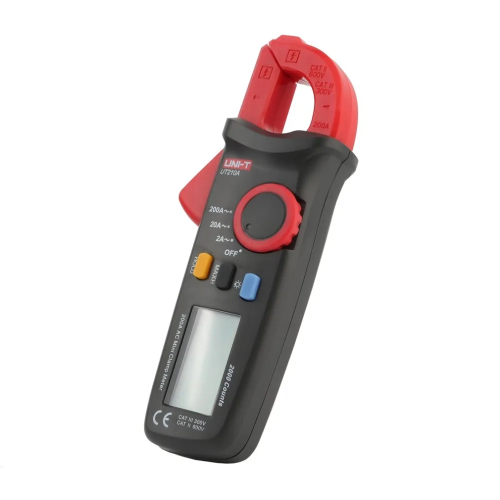 UT210A Mini Digital Clamp Meters AC/DC Current Voltage True RMS Auto Range VFC Capacitance Non Contact Multimeter | Инструменты