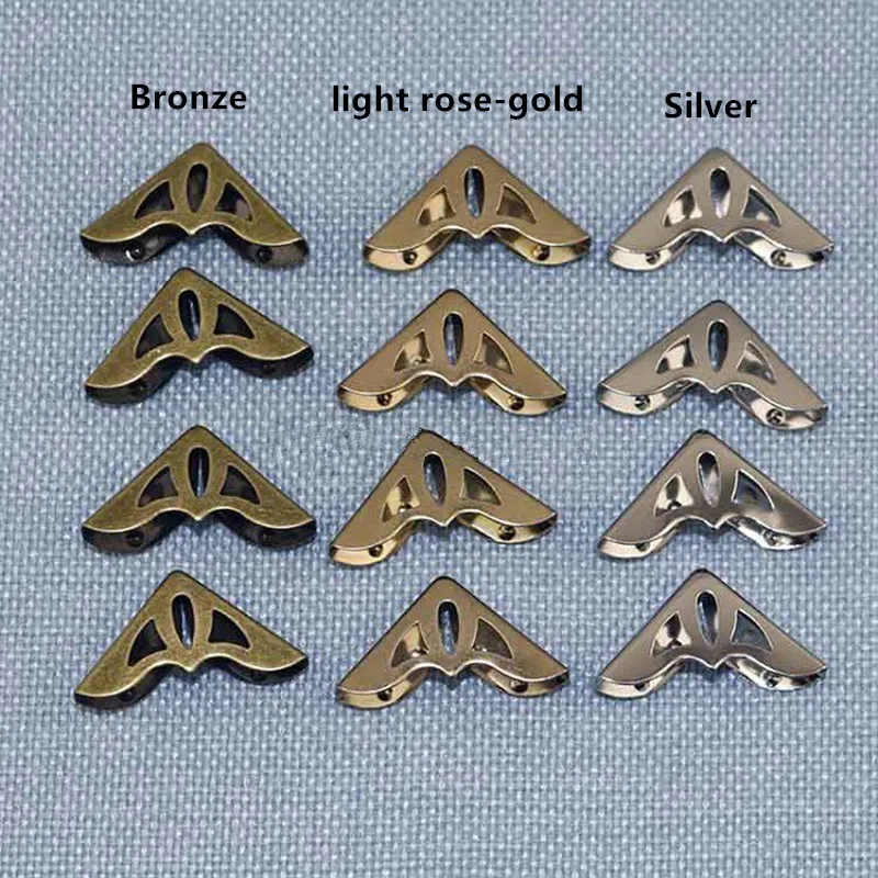 Углы для книг скрапбукинга альбомов меню защитные углы железные полые бронза