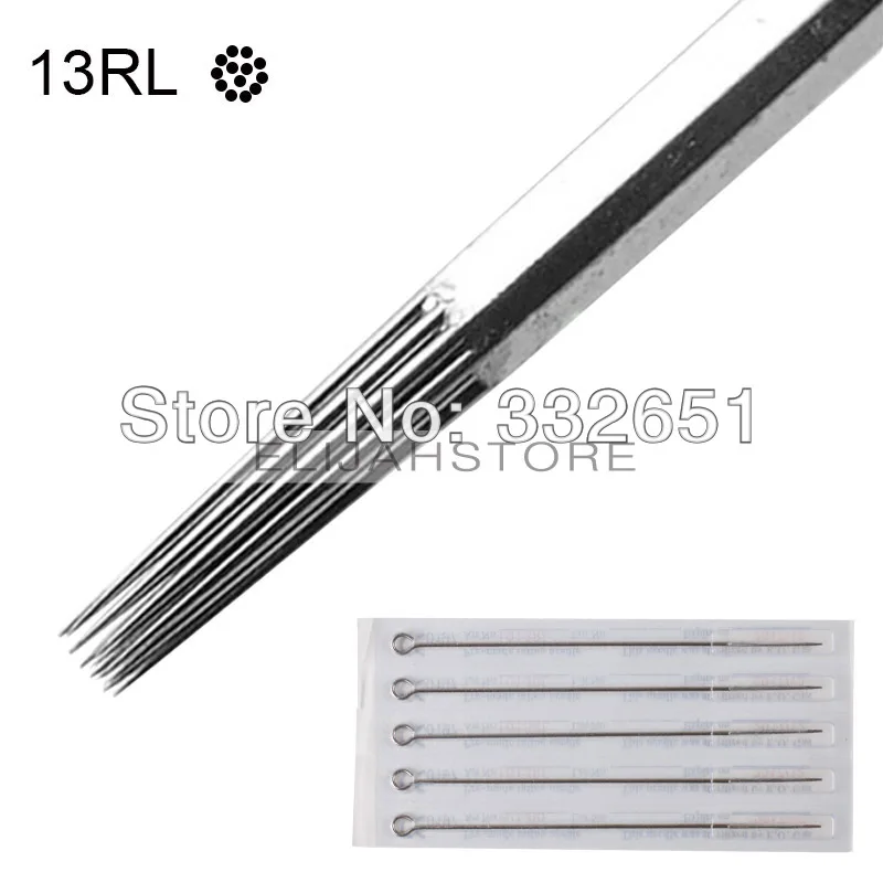 CHUSE 10 шт./лот линия тату машина иглы 13RL Одноразовые стерилизованные для
