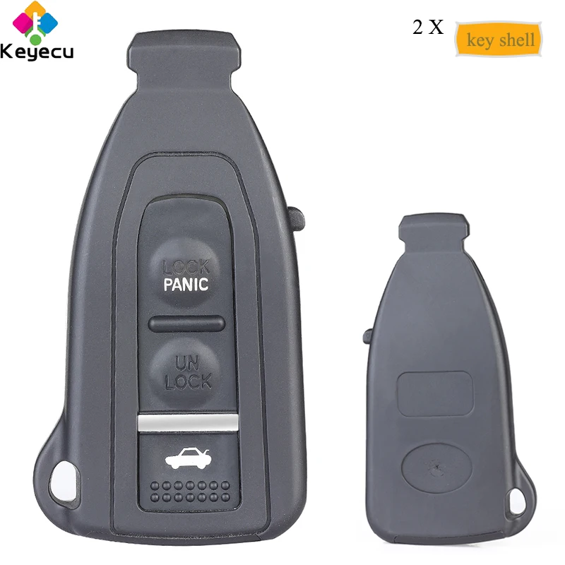 KEYECU пара Smart Prox пульт дистанционного управления автомобильный чехол для ключей
