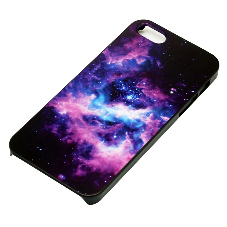 Телефон чехол пластик galaxy пространство туманность кожи прочный окрашенный