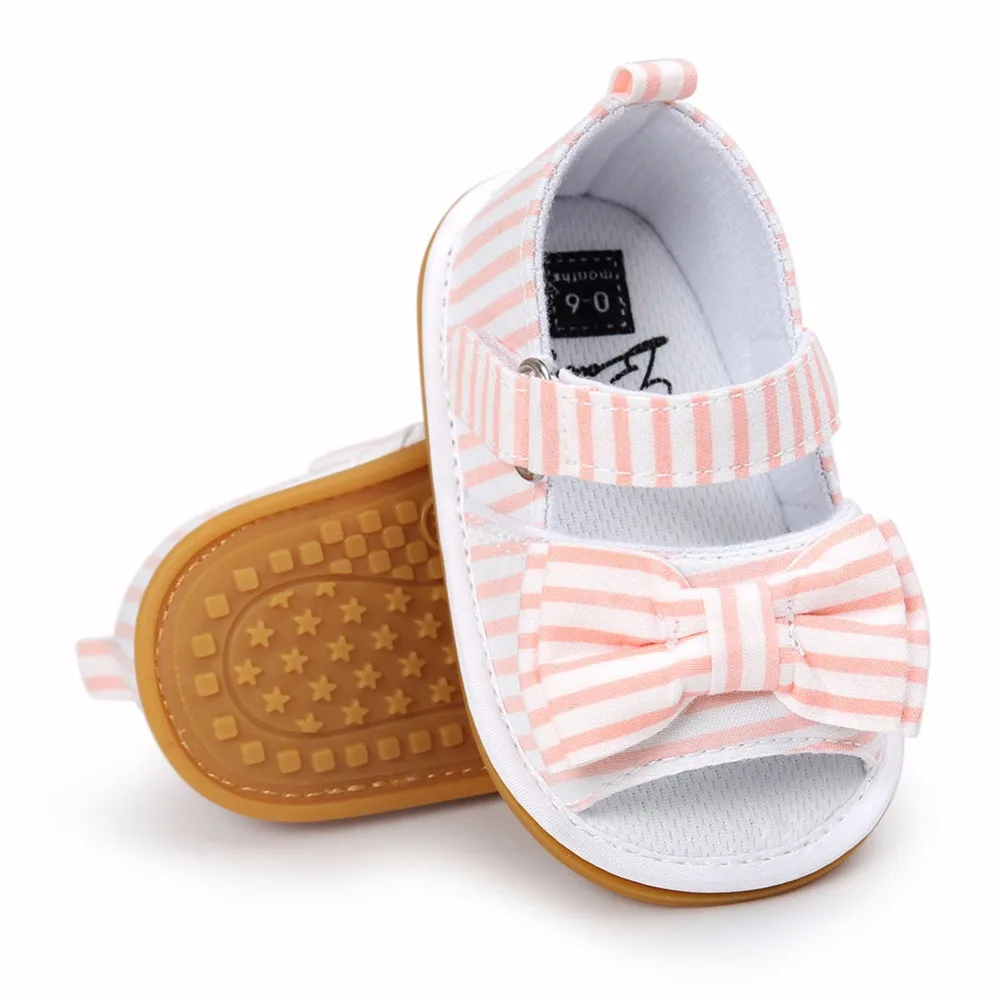 Сандалии с лентами малыш мальчик девочки бабочка узел 2019 портативный ультра