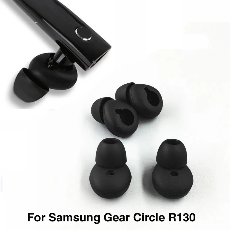 

Promotions 3Pairs/6pcs Silicone Sport Eartips Ear pads Buds Tips Earbuds for Samsung gear circle Earphone In ear R130 headphone