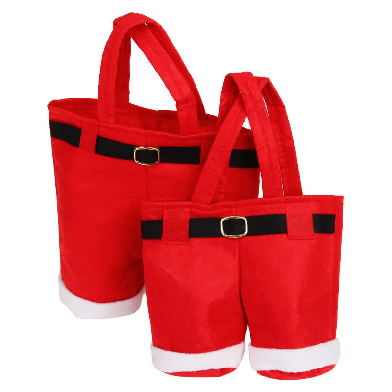 1 шт. Рождественский подарок мешок Санта крышка конфеты печенье подарочная