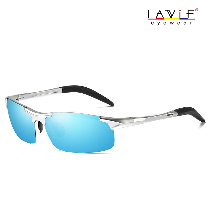 Солнцезащитные очки Мужские поляризационные полуоправы для вождения рыбалки