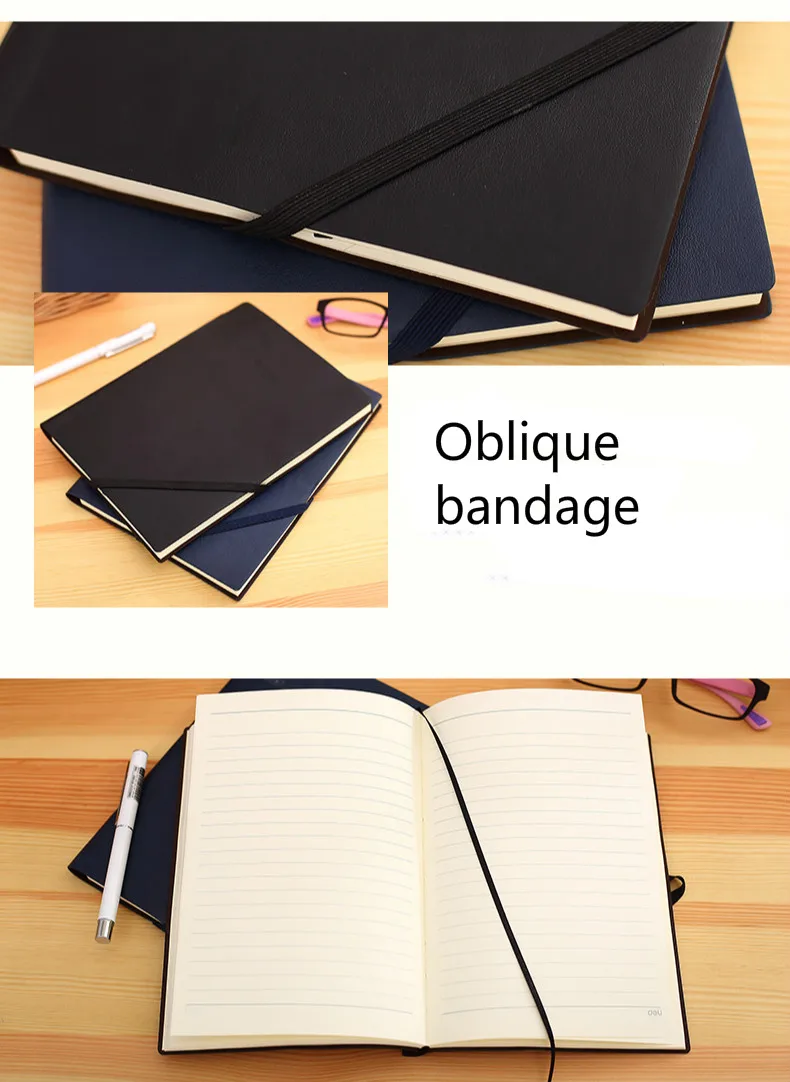 Deli notebook 25 k Leatherface деловая Записная книжка Дневник блокнот планировщик с PU материалом офисные принадлежности пуленепробиваемый журнал