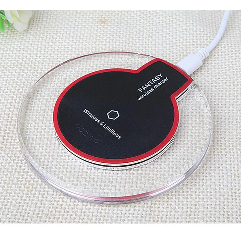 Qi Беспроводное зарядное устройство для быстрой зарядки телефона Samsung Galaxy S6 Edge S7