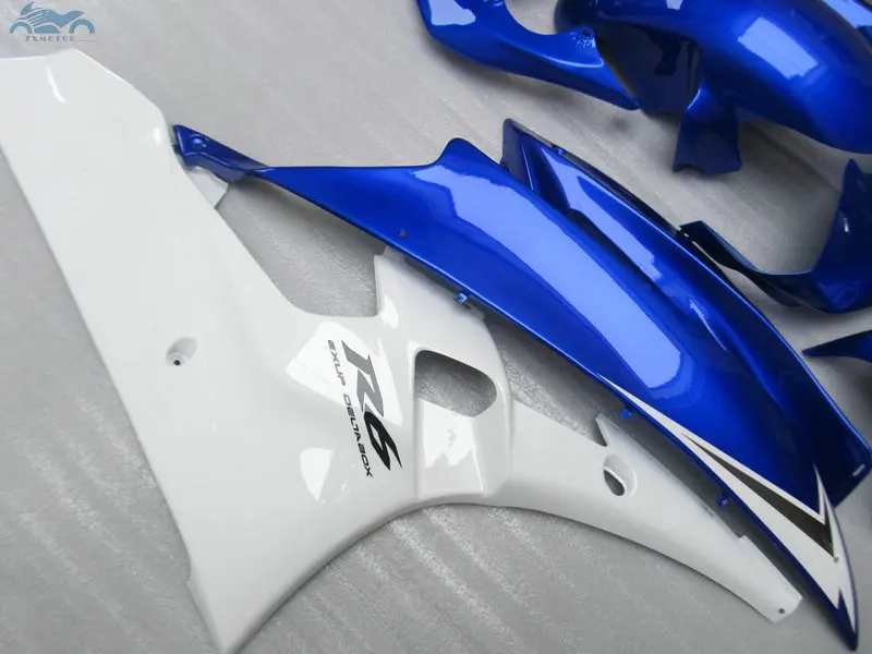 Бесплатная таможня инжектор обтекатель комплект подходит для YAMAHA R6 YZFR6 2006-2007 YZF