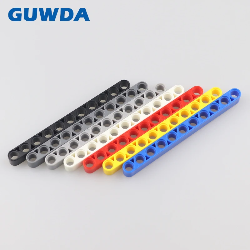 100 шт. Technic Liftarm 1x11 Толстая самодельная модель автомобиля строительные блоки