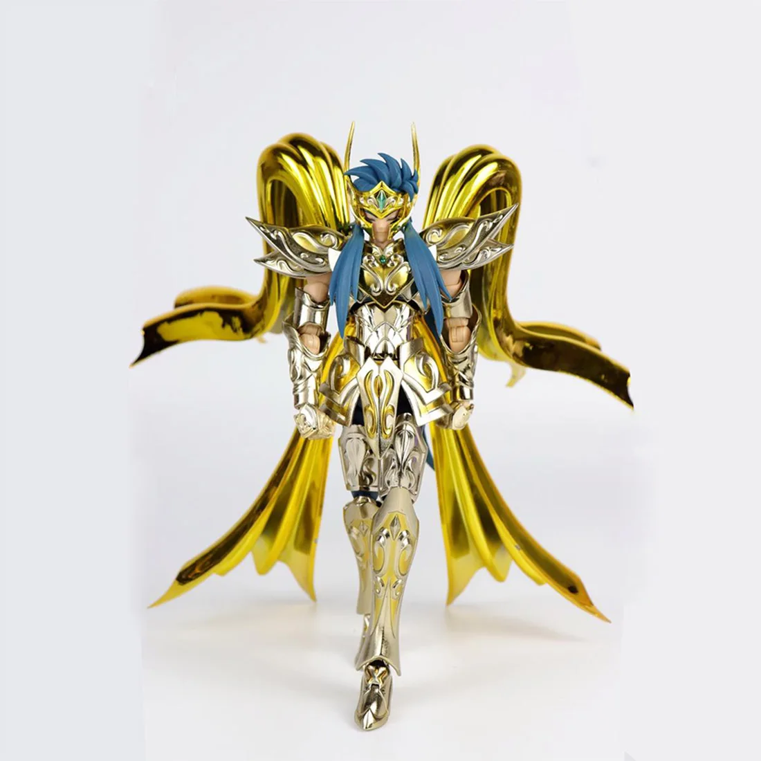 Camus Tronzo модель GT ST Seiya EX Aquarius Camus God Cloth ПВХ фигурка модель игрушки металлические доспехи золотые фигурки Святого Валентина Brinquedos - Цвет: Camus