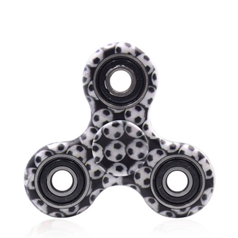 Разноцветный фиджет-Спиннер ручной Спиннер игрушки Пластик EDC Tri-Spinner Для аутизм ADHD для избавления от стресса и тревожности Спиннер игрушки - Цвет: 03