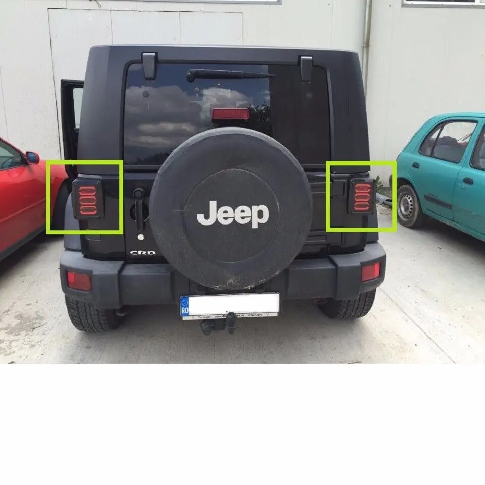 Светодиодный задний фонарь светильник s для JK 2007 2016 Wrangler с бег тормозной обратный