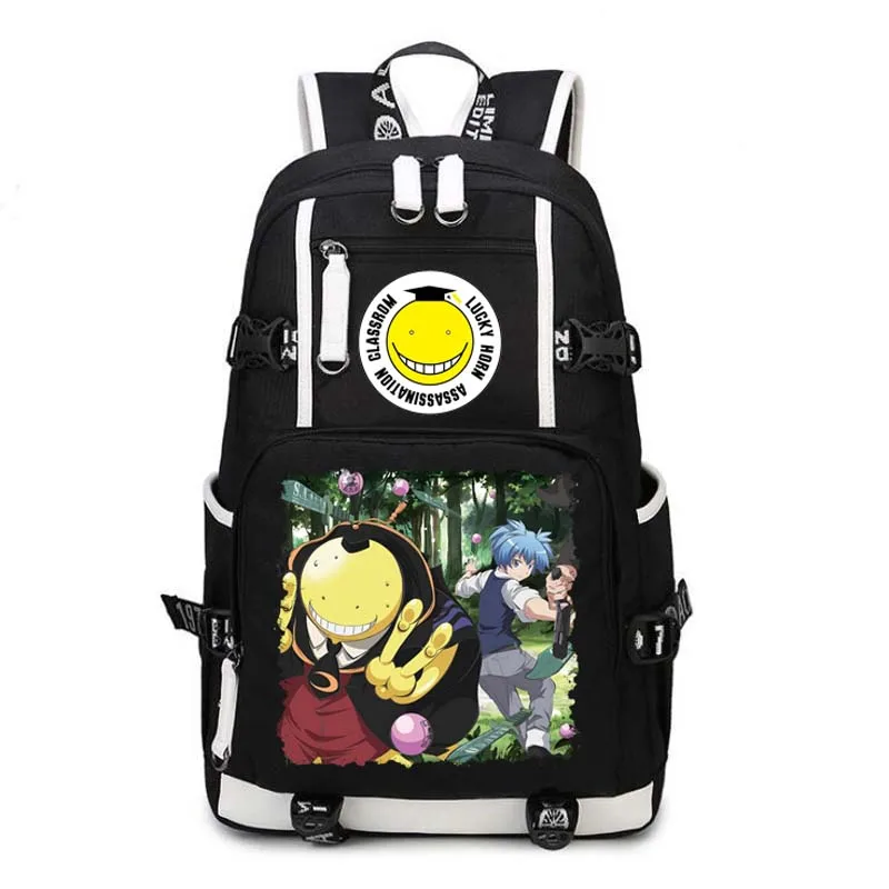 Убийство классе рюкзак аниме плеча школы дорожная сумка для мальчиков
