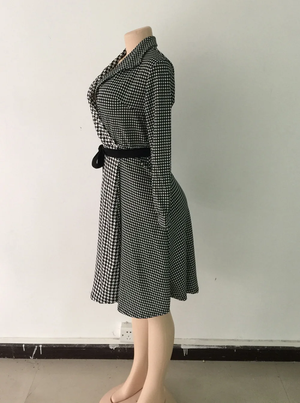 2019 женское летнее платье в клетку с принтом офисные Женский Бандаж облегающее