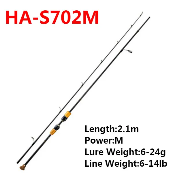 YUANWEI 2 секции 1,8 м 2,1 м спиннинг ML m MH power Carbon японский FUJI направляющее кольцо и колесо сиденье Olta бас рыболовные удочки - Цвет: Цвет: желтый