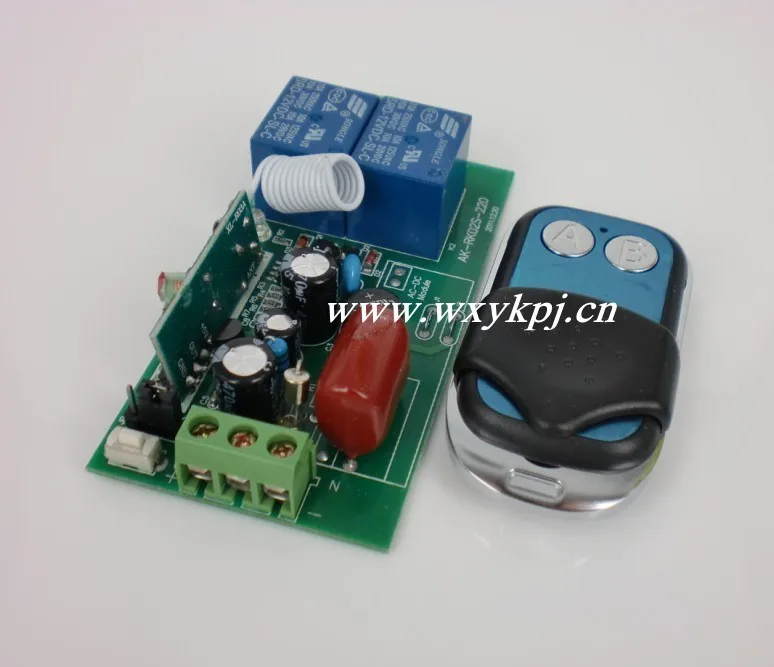 AC 220V 2CH RF Беспроводная система дистанционного управления передатчик и приемник 315